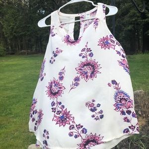 Old navy floral tank top